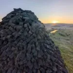 Why is peat extraction still a common sight in Ireland?